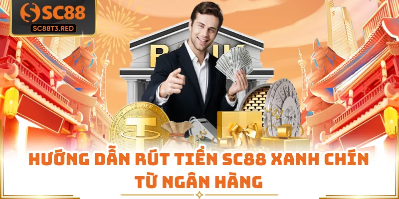 Hướng dẫn rút tiền SC88 xanh chín từ ngân hàng